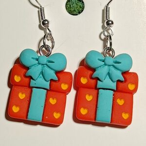 Lahjapaketti - joulukorvikset